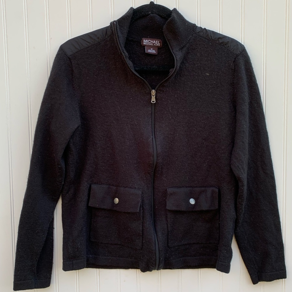 🌟 Michael Kors Zip-Up Sweater Medium